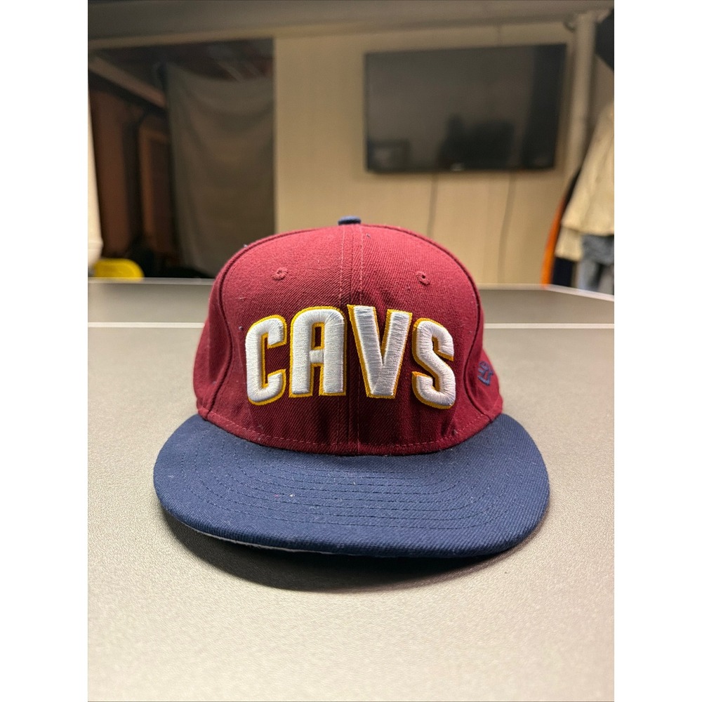 New Era 9FIFTY Cleveland Cavaliers Snapback Hat Maroon Navy Blue NBA Cap CAVS